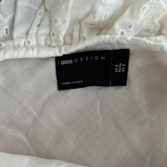 White Ruffled Dress - Picture 3 of 3